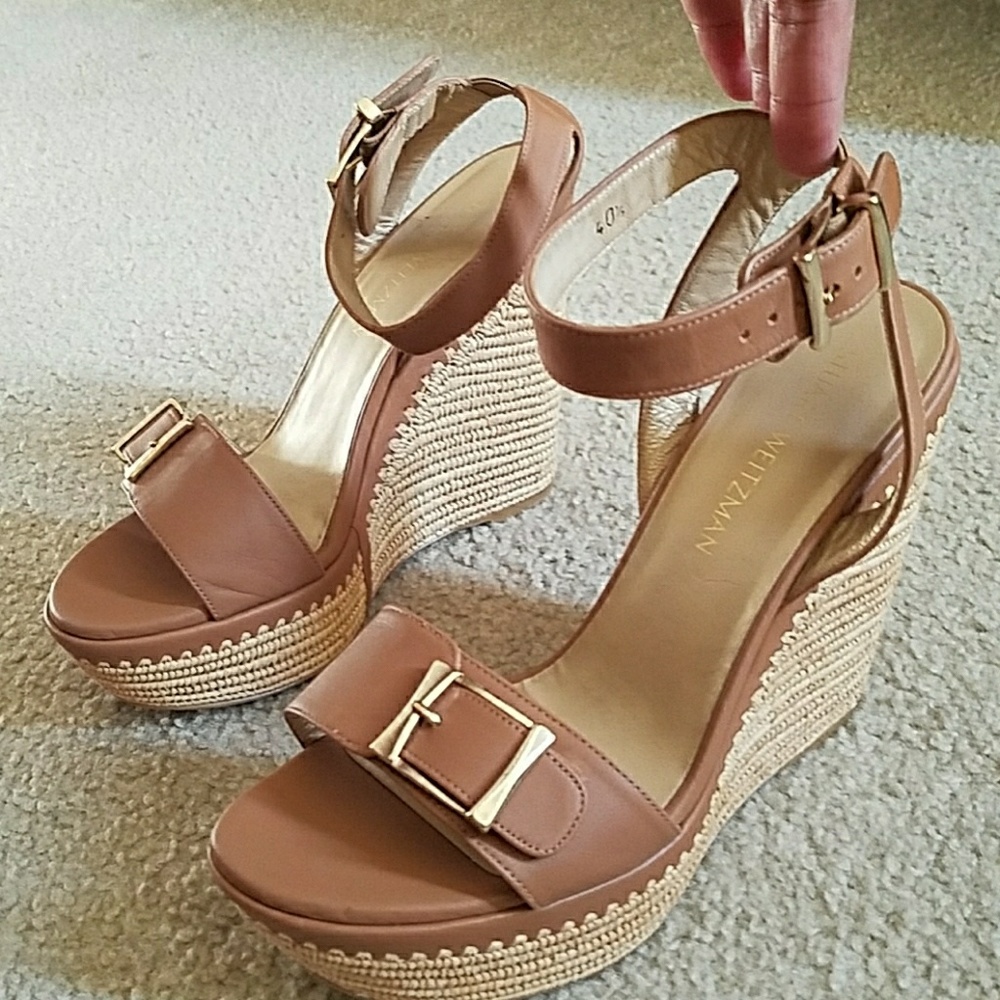 Stuart Weitzman Wedge Sandals